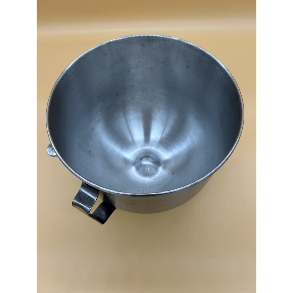 Kitchen Aid Stainless Steel 5 Quart Mixing Bowl For Lift Mixer 8" Locking Sides - Picture 2 of 6